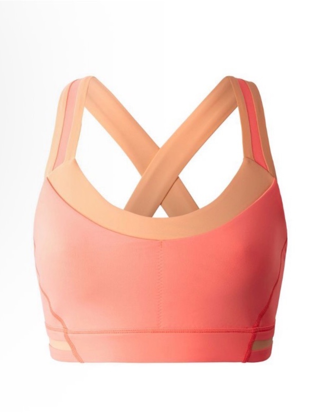 Lululemon Rack Pack Bra Very Light Flare / Peach Fuzz size 4